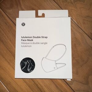 Lululemon Adjustable Black Face Mask